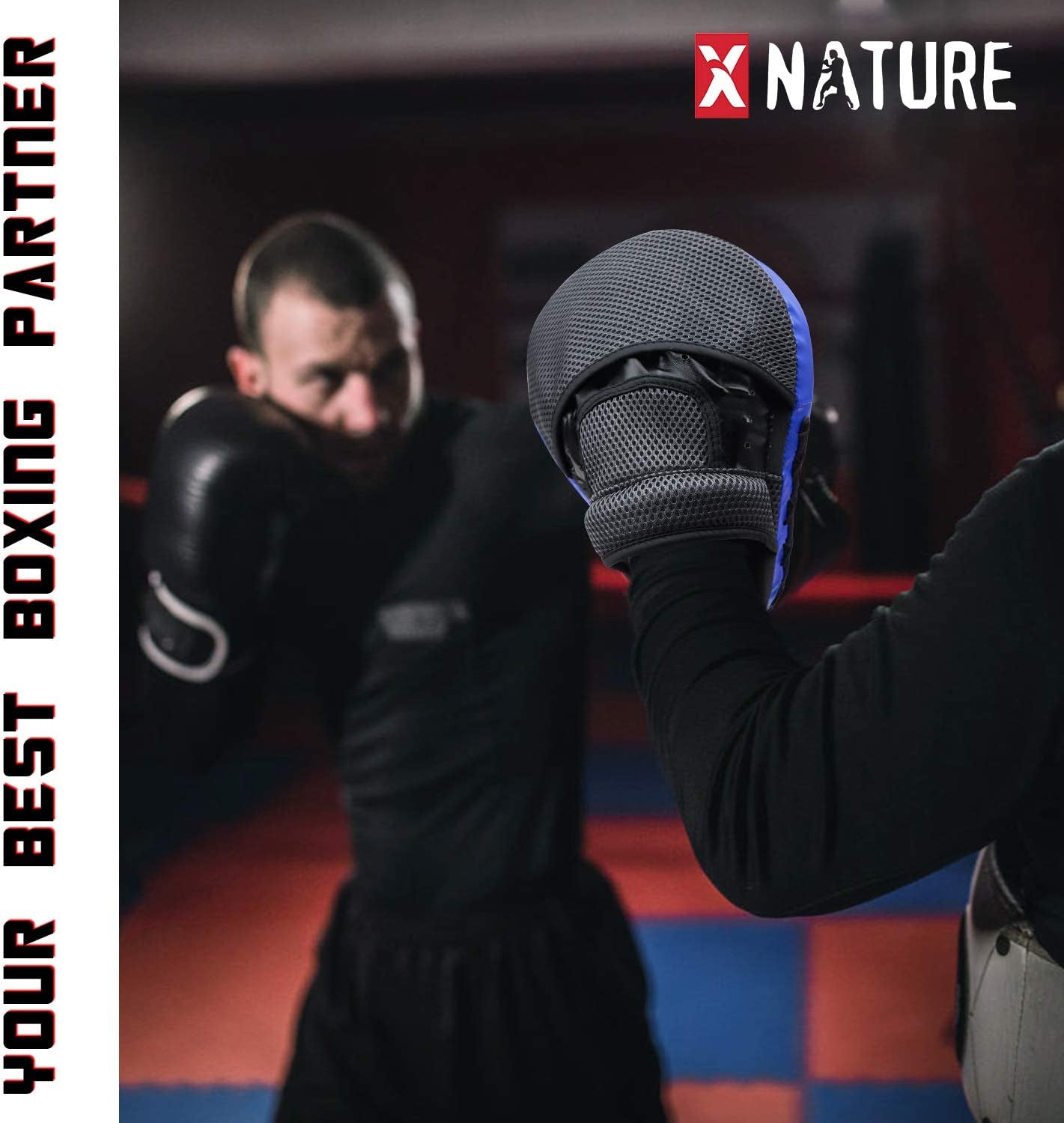 Boxing and MMA Punching Mitts - Hook & Jab Pads, Focus Punch Mitts, Target Focus Pads, and Kick Shield for Muay Thai Training